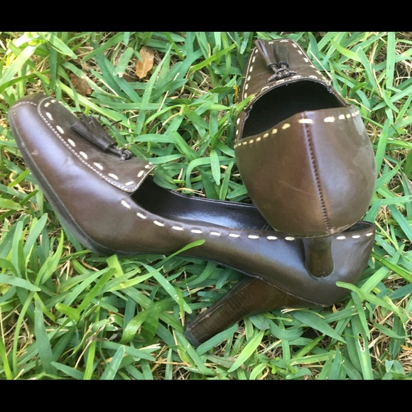 Worthington Brown High Heal Shoes - Picture 6 of 8